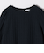 《予約》SHIPS any:〈手洗い可能〉ジャカード ウエスト タック ノーカラー ワンピース［NAVY BLUE］