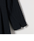 《予約》SHIPS any:〈手洗い可能〉ジャカード ウエスト タック ノーカラー ワンピース［NAVY BLUE］