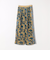 《予約》SHIPS any:〈手洗い可能〉フラワー オパール タック セミワイド イージー パンツ