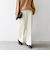 《予約》SHIPS any:〈手洗い可能〉ジャカード タック セミワイド パンツ［NAVY BLUE］
