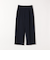 《予約》SHIPS any:〈手洗い可能〉ジャカード タック セミワイド パンツ［NAVY BLUE］