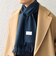 カシミヤ ソリッド マフラー 26AW◆