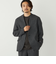 《予約》SHIPS Colors:T/W ツイード ノーカラー ジャケット(セットアップ対応可能)◆
