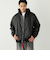SHIPS Colors:合成皮革 ボア ボマー ジャケット