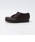 CLARKS: WALLABEE PURPLE GRAPE LEATHER
