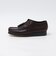 CLARKS: WALLABEE PURPLE GRAPE LEATHER