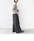 〈洗濯機可能〉ウールライク ポケット デザイン ワイド パンツ