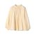 《一部追加予約》〈手洗い可能〉シアー タンブラー リボン デザイン 長袖 ブラウス