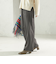 《予約》〈手洗い可能〉サテン ドロスト パンツ