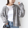 《予約》【WEB限定】〈手洗い可能〉ネップヤーン ケーブル ニット カーディガン