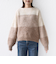 《予約》【WEB限定】〈手洗い可能〉モヘヤ混 グラデーション ニット プルオーバー