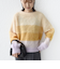 《予約》【WEB限定】〈手洗い可能〉モヘヤ混 グラデーション ニット プルオーバー