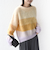 《予約》【WEB限定】〈手洗い可能〉モヘヤ混 グラデーション ニット プルオーバー