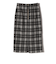《予約》SHIPS Colors:起毛 チェック タイトスカート◆