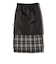 《予約》SHIPS Colors:起毛 チェック タイトスカート◆
