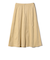 SHIPS Colors:〈手洗い可能〉フェイクスエード（ポリエステル）フレアスカート