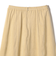 SHIPS Colors:〈手洗い可能〉フェイクスエード（ポリエステル）フレアスカート