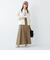 SHIPS Colors:〈手洗い可能〉カルゼ フレア マキシ スカート