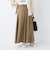 SHIPS Colors:〈手洗い可能〉カルゼ フレア マキシ スカート