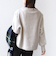 《予約》【WEB限定】〈手洗い可能〉バルフィー ロング シャギー ボトルネック プルオーバー