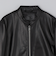 SHIPS: ラムレザー シングル ライダース ジャケット 25FW