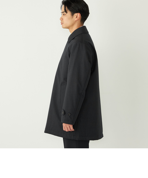 SHIPS Colors:〈撥水・防風〉sorona(R) 中綿 ステンカラーコート