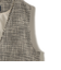 トライスピン 杢 ツイード カラーレス ジレ（セレモニー対応可）