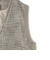 トライスピン 杢 ツイード カラーレス ジレ（セレモニー対応可）
