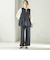 《予約》〈手洗い可能〉ダブル クロス セミ ワイド パンツ（セレモニー対応可）