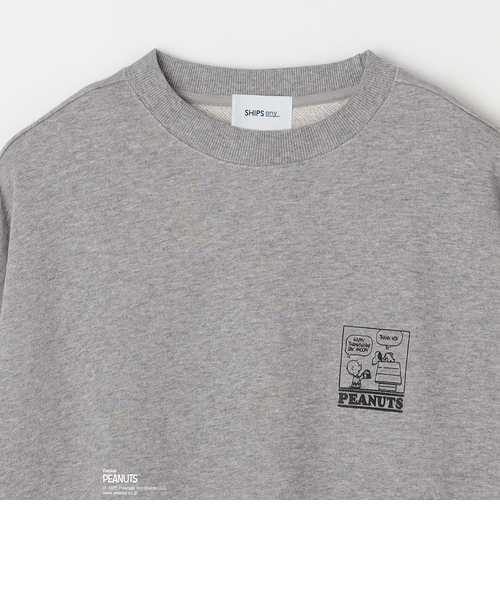 SHIPS any: SNOOPY コラボ コミック グラフィック プリント スウェット