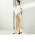 《予約》〈手洗い可 / 撥水加工〉サイド ポケット 裾 ドロスト パンツ