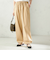 《予約》〈手洗い可 / 撥水加工〉サイド ポケット 裾 ドロスト パンツ