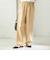 《予約》〈手洗い可 / 撥水加工〉サイド ポケット 裾 ドロスト パンツ