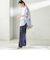 《予約》〈手洗い可 / 撥水加工〉サイド ポケット 裾 ドロスト パンツ