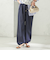 《予約》〈手洗い可 / 撥水加工〉サイド ポケット 裾 ドロスト パンツ