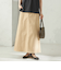 《予約》〈洗濯機可能〉ストレッチ チノ 硫化染め ステッチ スカート