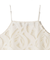 《予約》〈手洗い可能〉刺繍 スカラップ レース キャミソール