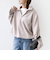 〈洗濯機可能〉フリース 裾 ドロスト ハーフ ジップ プルオーバー