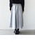 〈手洗い可能〉シャイニー フレア スカート