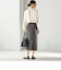《予約》〈UVカット・吸水速乾・手洗い可能〉綿麻混 オックス ポケット タイト スカート