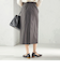 《予約》〈UVカット・吸水速乾・手洗い可能〉綿麻混 オックス ポケット タイト スカート