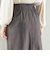《予約》〈UVカット・吸水速乾・手洗い可能〉綿麻混 オックス ポケット タイト スカート