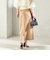 《予約》〈UVカット・吸水速乾・手洗い可能〉綿麻混 オックス ポケット タイト スカート