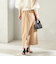 《予約》〈UVカット・吸水速乾・手洗い可能〉綿麻混 オックス ポケット タイト スカート