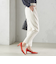 〈手洗い可能〉ダブル クロス パンツ オフホワイト（セレモニー対応可）