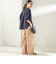 《予約》〈UVカット・吸水速乾・手洗い可能〉綿麻混 オックス 2タック ストレート パンツ