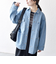 《予約》SHIPS any:〈洗濯機可能〉ルーズ デニム ワーカーズ ジャケット［SHIPS any DENIM］