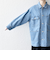 《予約》SHIPS any:〈洗濯機可能〉ルーズ デニム ワーカーズ ジャケット［SHIPS any DENIM］