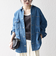 《予約》SHIPS any:〈洗濯機可能〉ルーズ デニム ワーカーズ ジャケット［SHIPS any DENIM］