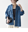 《予約》SHIPS any:〈洗濯機可能〉ルーズ デニム ワーカーズ ジャケット［SHIPS any DENIM］
